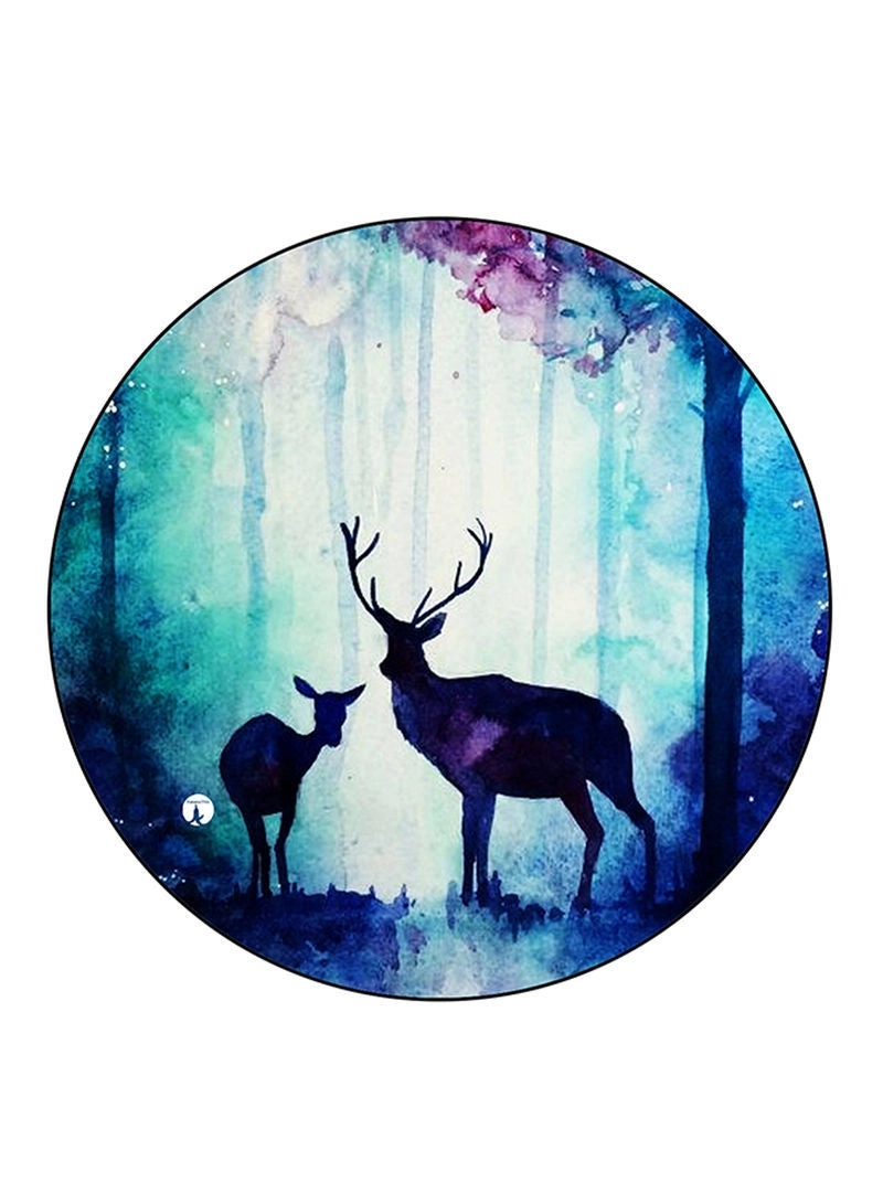 Deer Printed Mouse Pad
