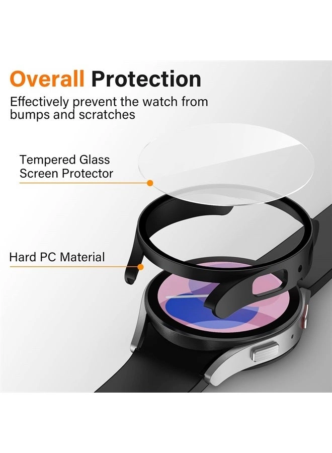 Amizee 2 Pack Screen Protector Case for Samsung Galaxy Watch 5/Galaxy Watch 4 - 40mm