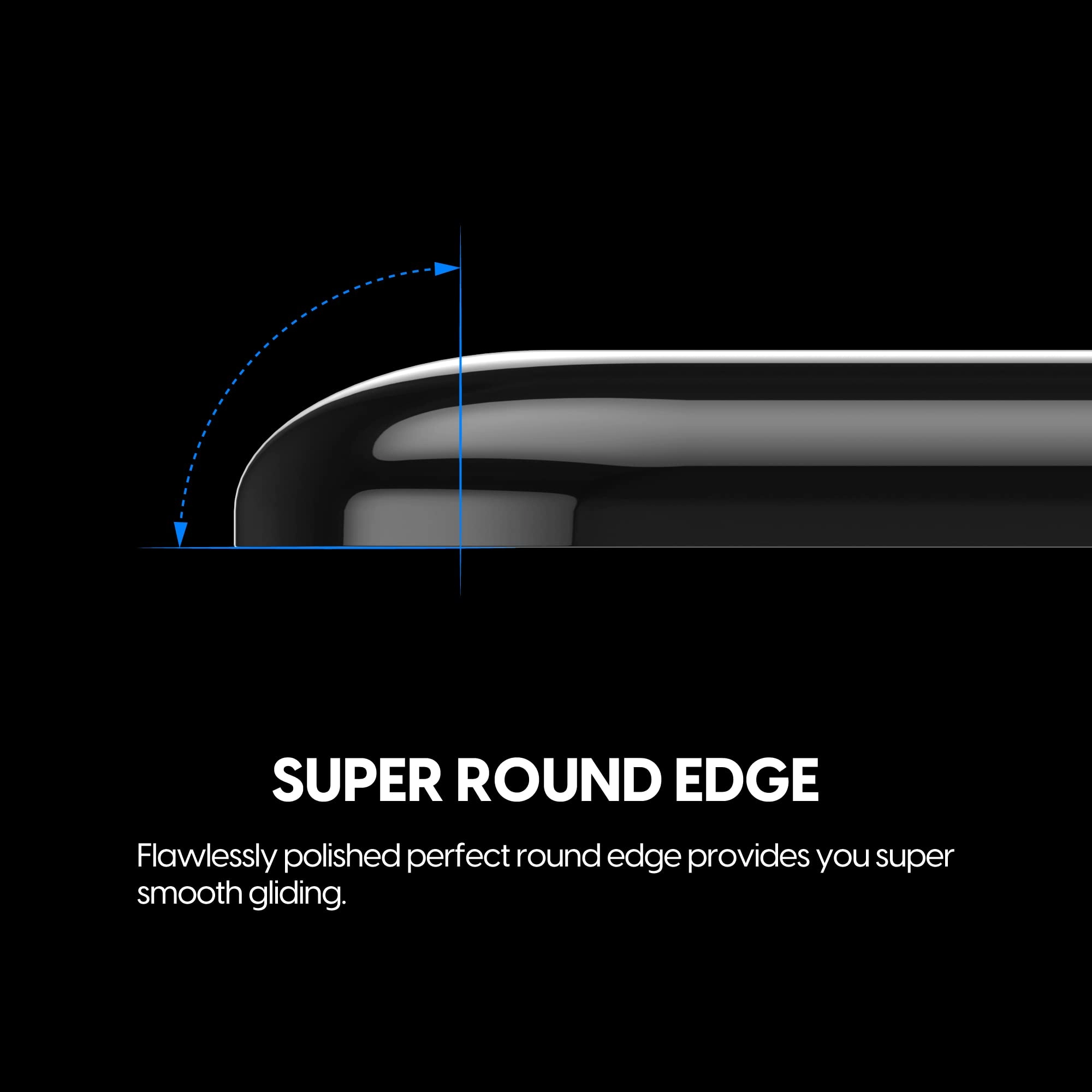 Superglide - tempered glass Silver