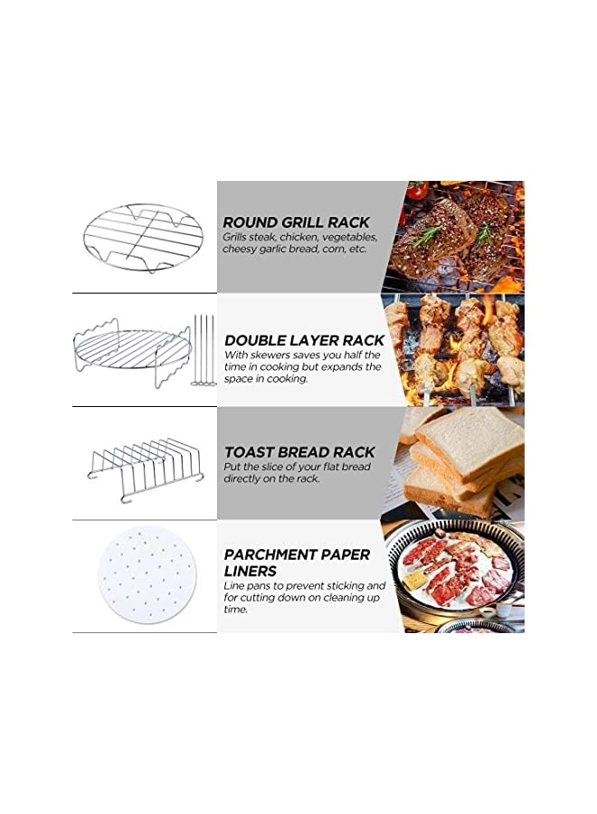 Air Fryer Accessories - Stainless steel food grade silicone 13 piece(s)