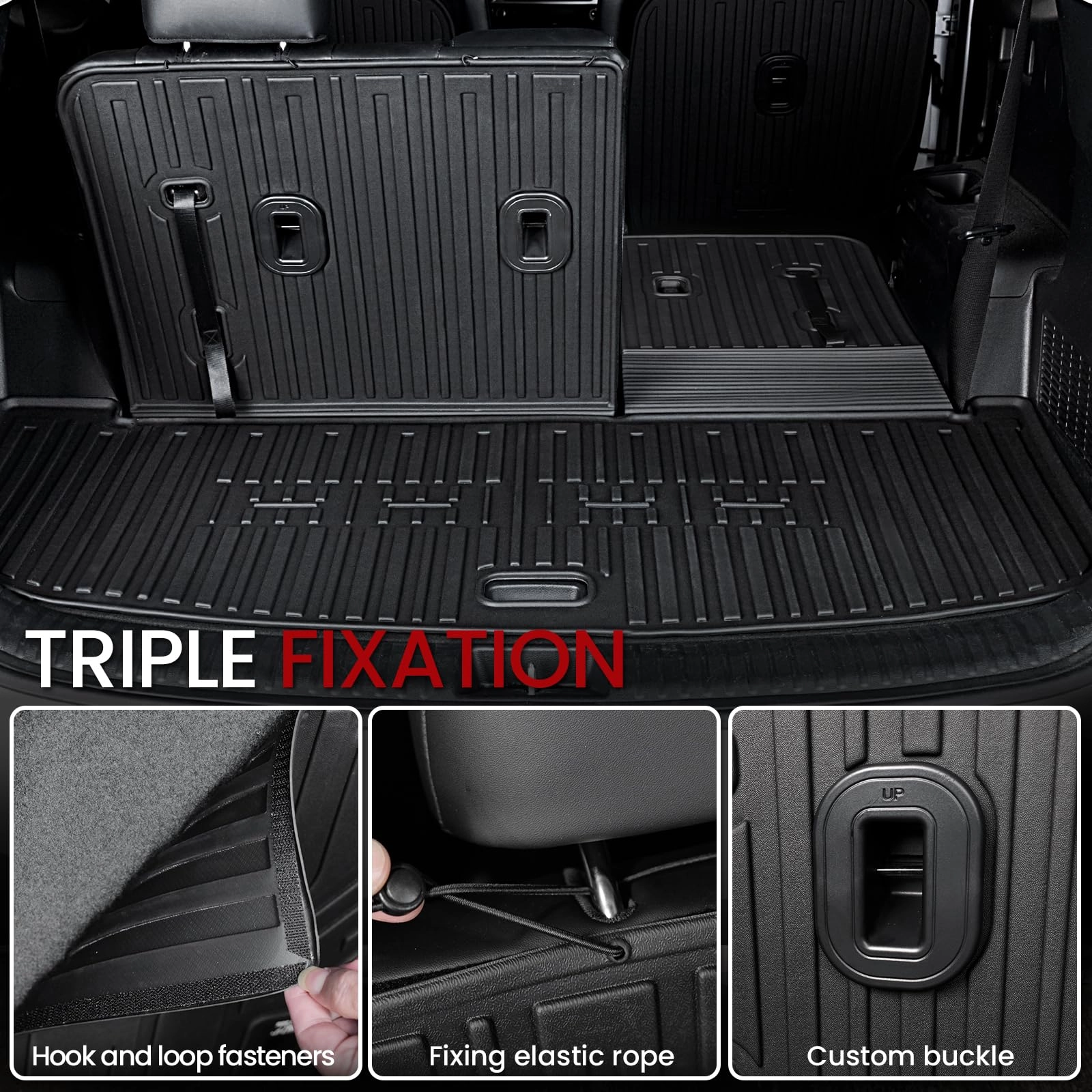 Cargo Mat with Backrest Mats - Kia Telluride 2020-2025