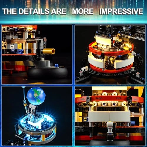 LED Light Kit for LEGO 42179 Technic Planet Earth and Moon in Orbit Set