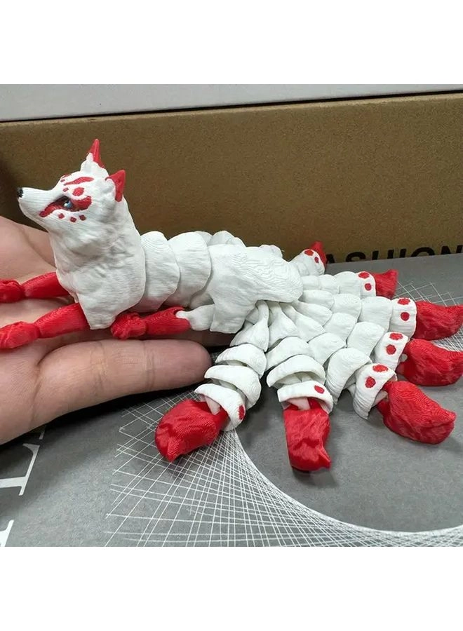 Nine Tailed Fox Statue Set