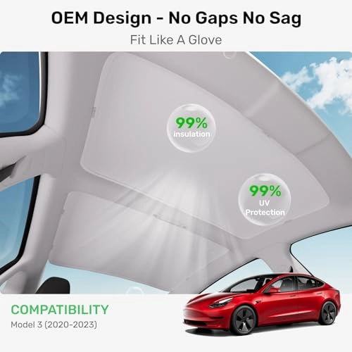 Roof Sunshade - Tesla Model 3 2020-2023