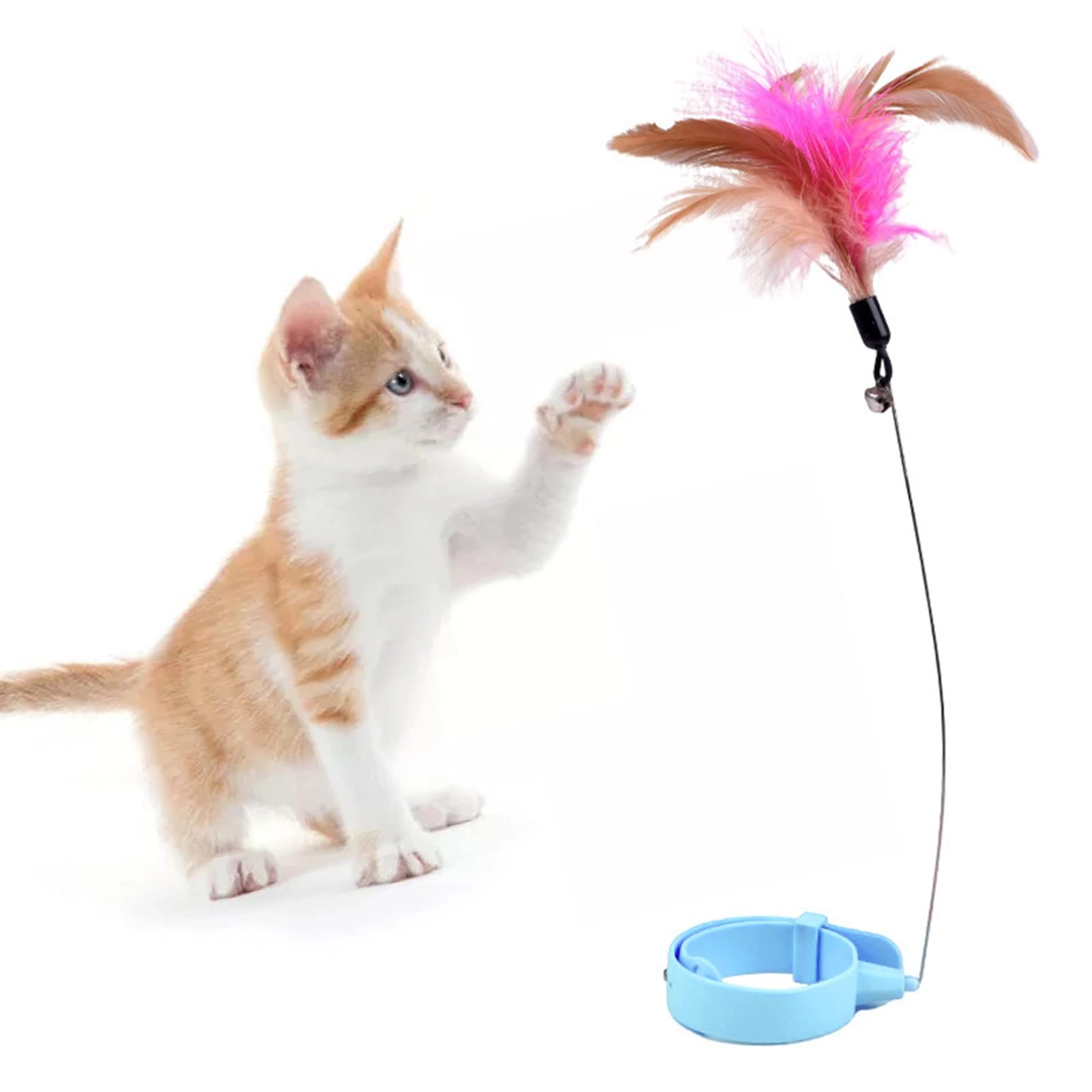 Sorandy Cat Feather Collar Toys