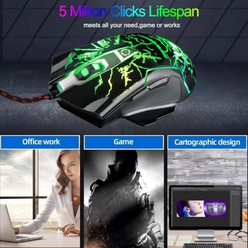 M728 Gaming Mouse - Wired