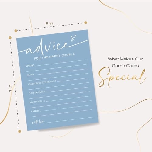 Bridal Shower Games Cards - 25 pieces Adult