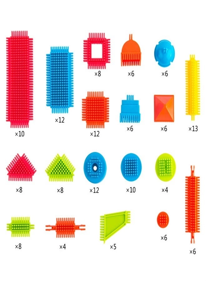 Hedgehog Shape 3D Building Blocks - 150 pcs