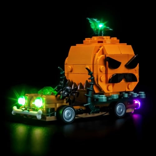 40822 Jack-O'-Lantern Pickup Truck - LED Light Set USB
