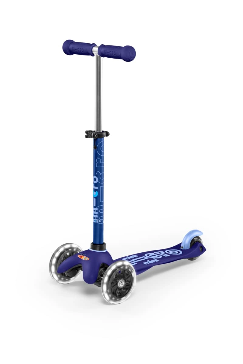 Mini Deluxe 3-Wheel Kick Scooter – 120/85 mm LED
