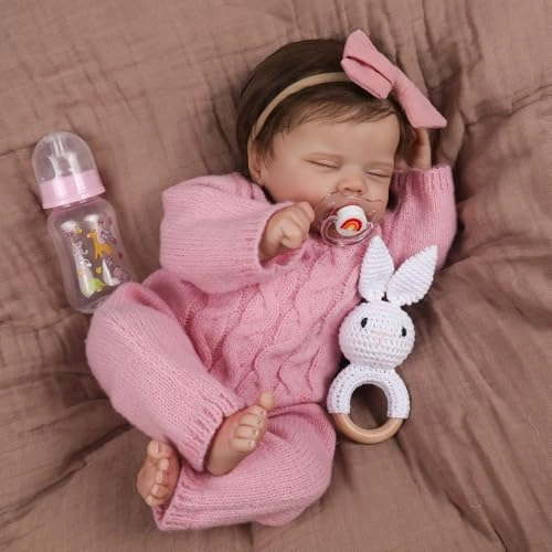 Reborn Baby Doll - 18 Inch Weighted Cloth Body Girl Ages 3+