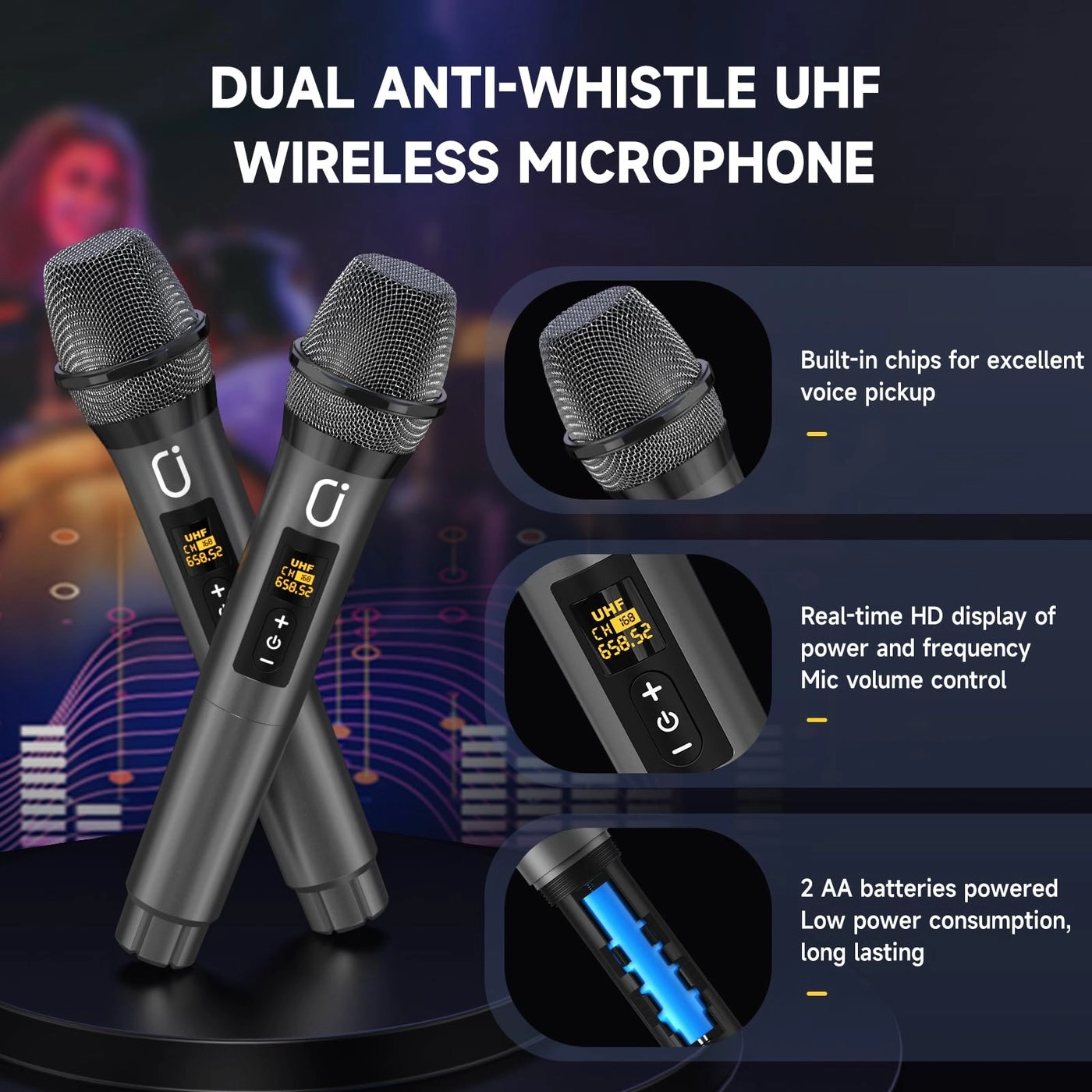 Karaoke Machine - 2 microphones