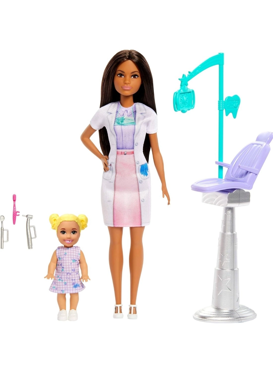 Barbie Dentist - Brunette Blue Dress Ages 3+