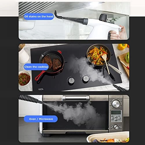 Small Handheld Steam Cleaner - White 1.37 Kilograms