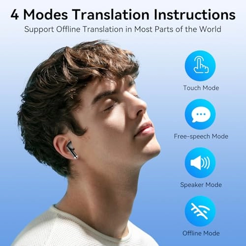 AI Translation Earbuds - 164 Languages