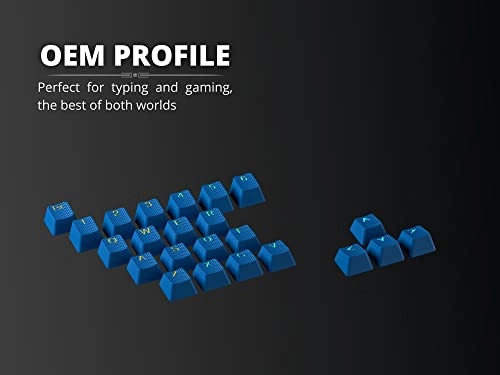Rubber Keycap Set - OEM Profile Pistachio 23 Keys