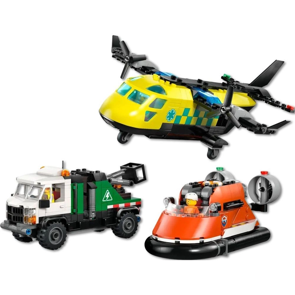 LEGO City Airplane Service Truck & Hovercraft Remix (60505)