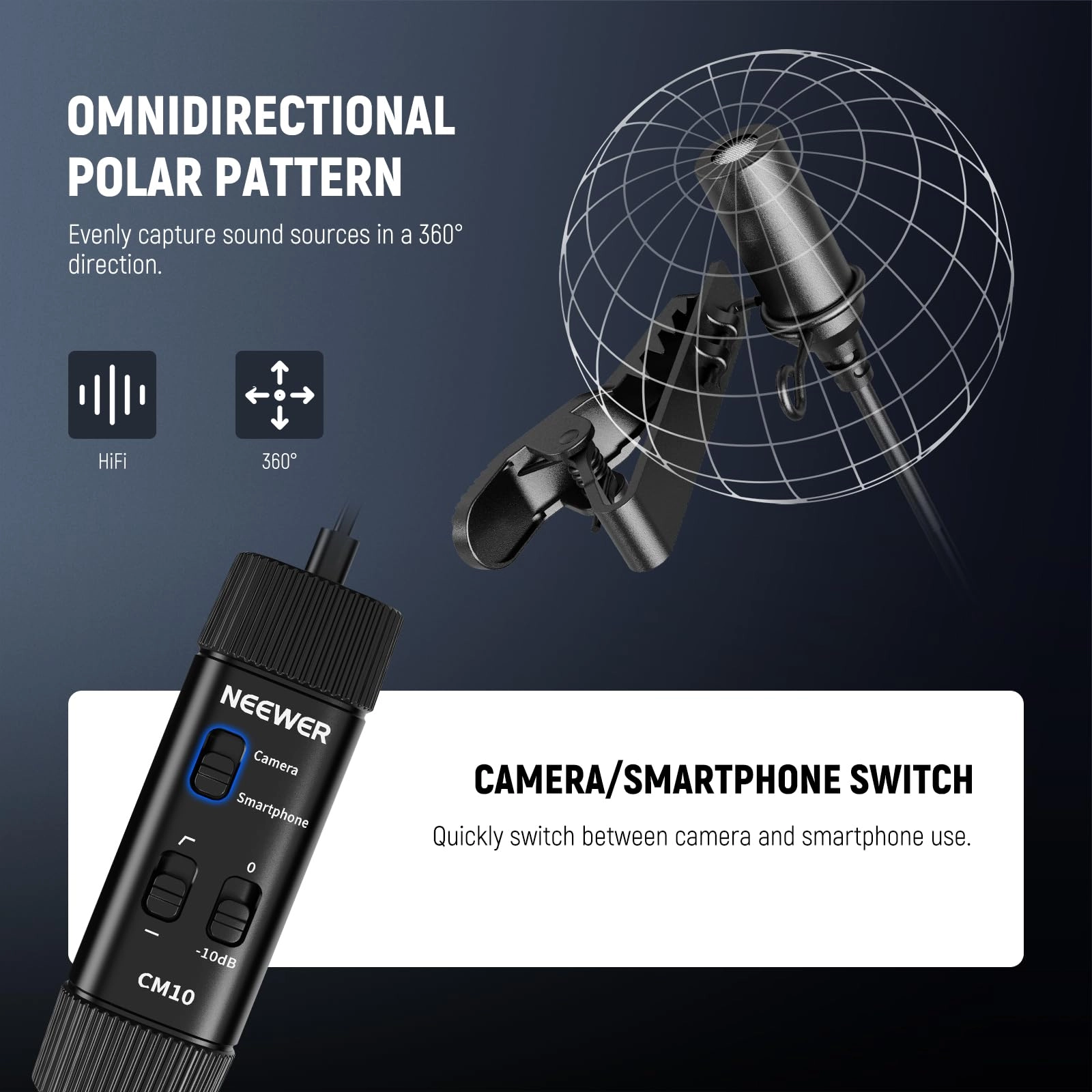 CM10 3.5mm-Mini-Jack Microphone