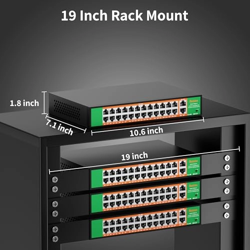 26 port | 24*POE+(1000Mbps) (400w) 24-ports