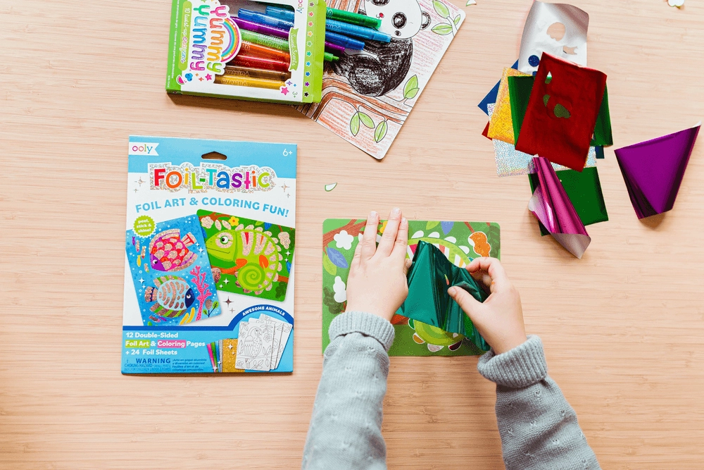 Foil-Tastic Foil Art & Coloring Fun Kit - 6+ years 36 pcs