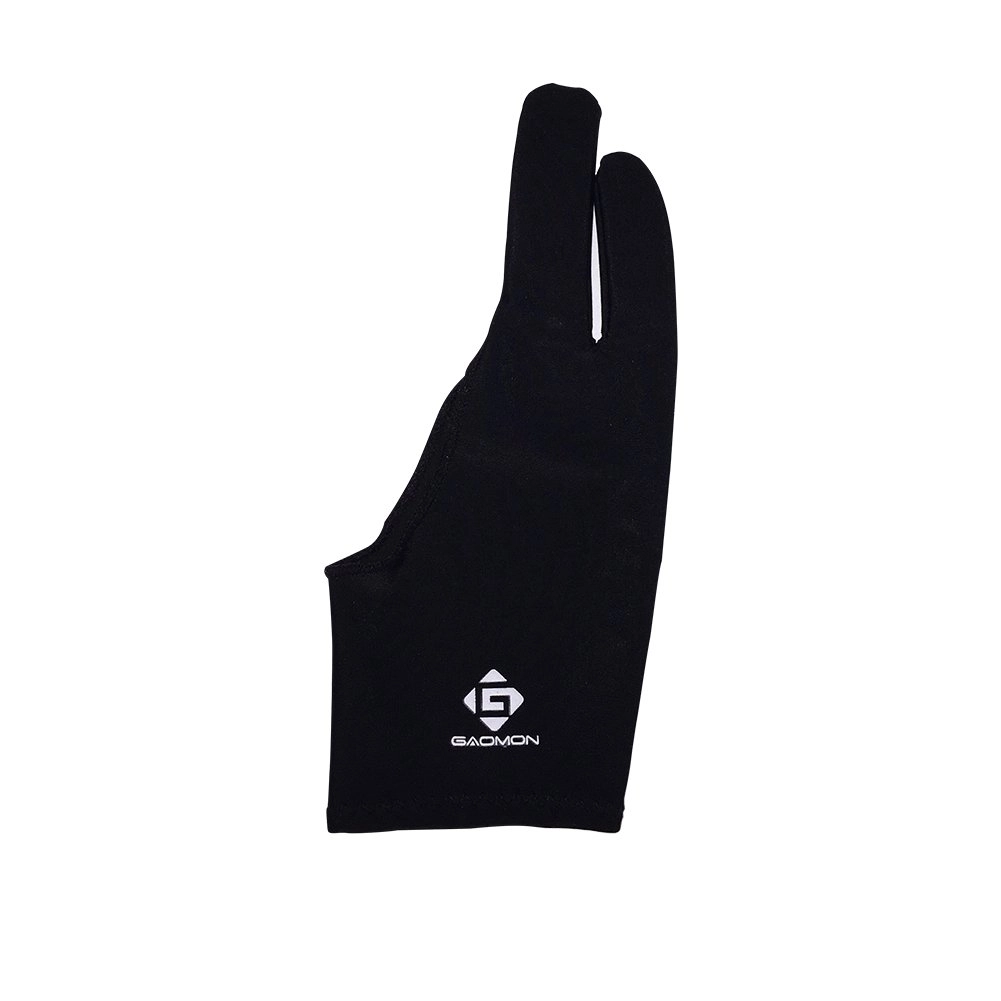 GAOMON TECHNOLOGY CORPORATION Two-Finger Artist Glove - Free Size Black Lycra