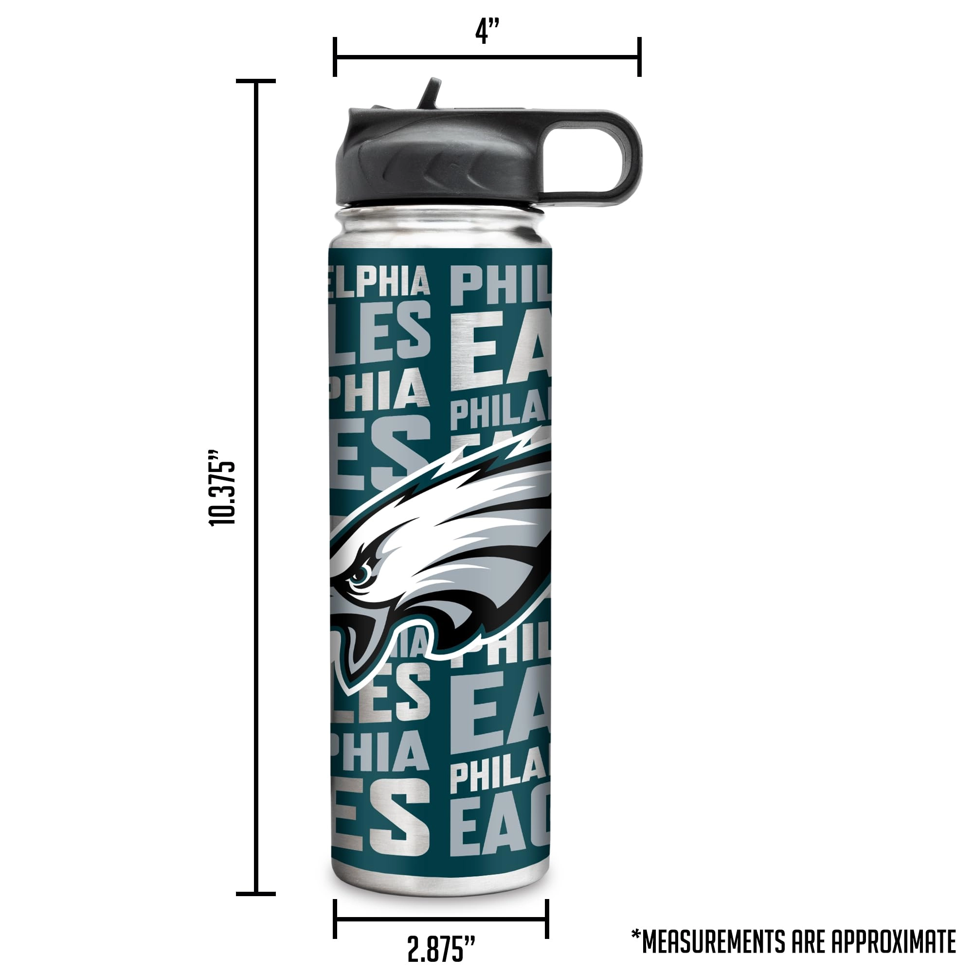 Stainless Steel NFL Football Tumbler - 650ml