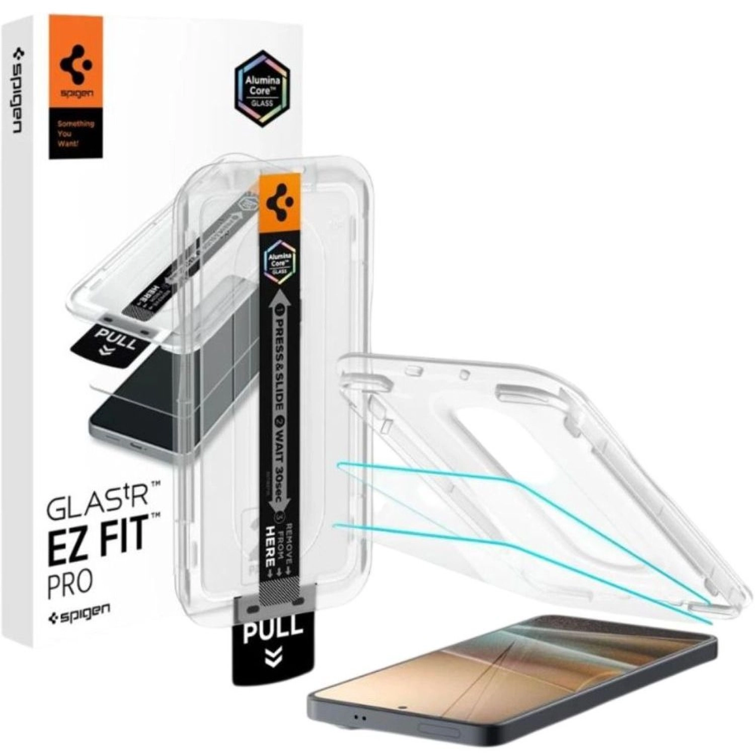 Spigen Clear Tempered Glass Screen Protector for Samsung Galaxy S26 (2-Pack)