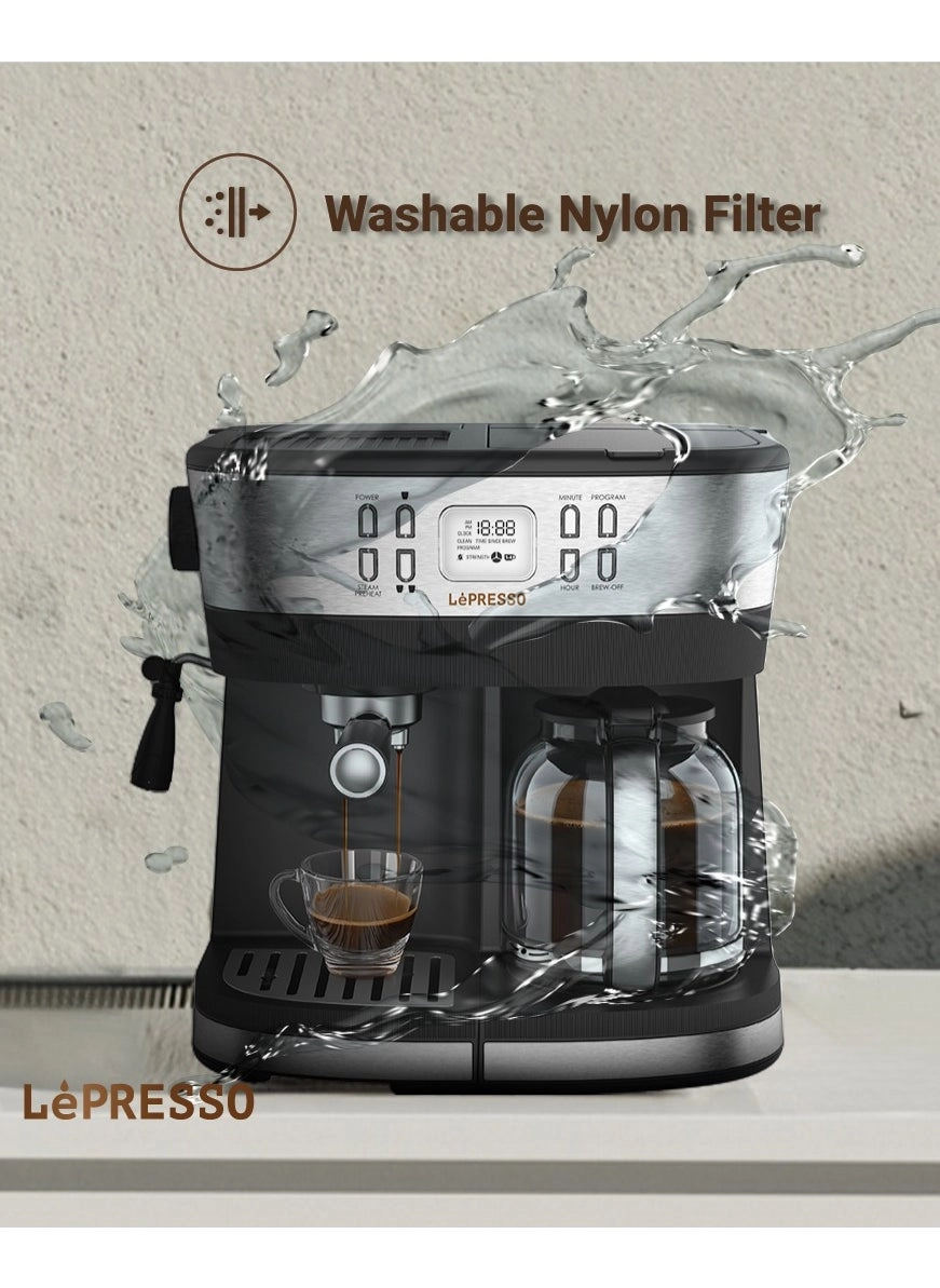 2-in-1 Espresso Coffee Machine LPCFFM0002