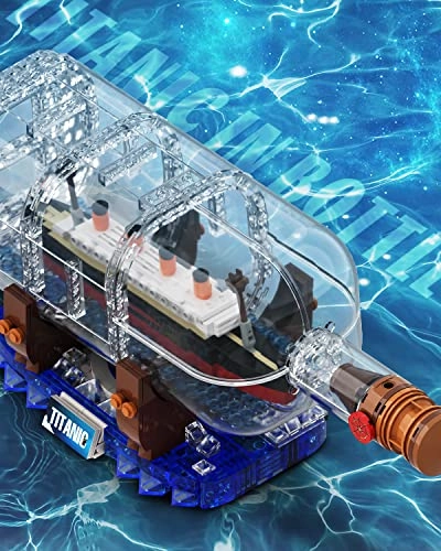 Titanic Ship in a Bottle - 878pcs