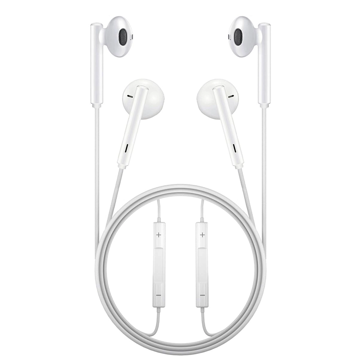 Haitao LLC Premium in-Ear Headphones Wired Earbud Pack