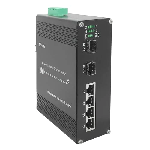 4 RJ45 PoE +2 SFP Port Switch 6-Ports