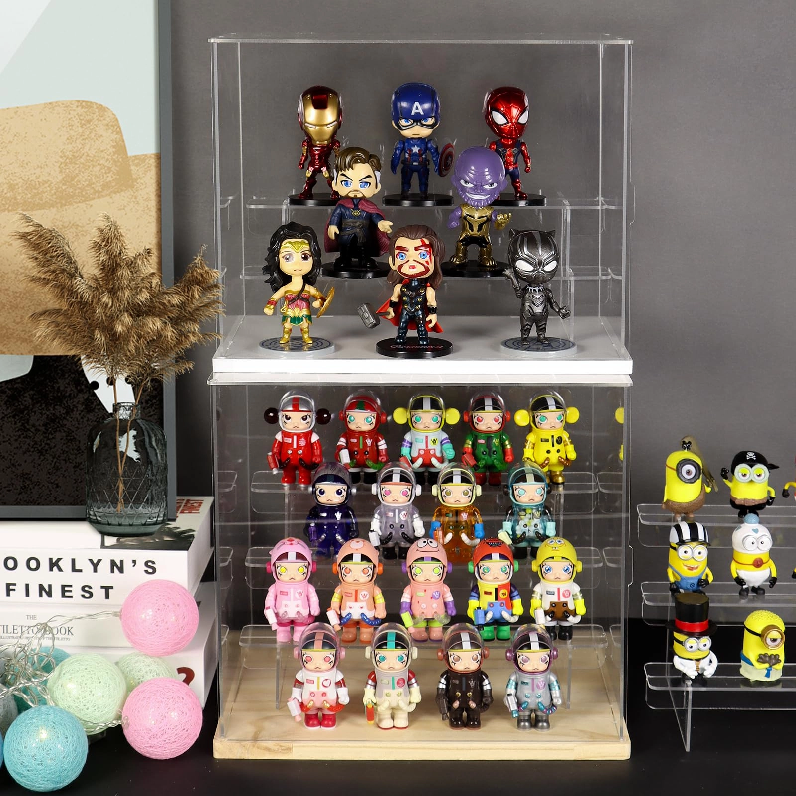 4 Tier Clear Acrylic Display Case - 1