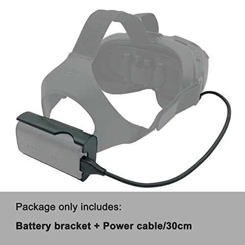 FPV Goggles V2 Battery Bracket Holder and Power Cable - 30cm Power Cable 7.7*4.5*2.3cm