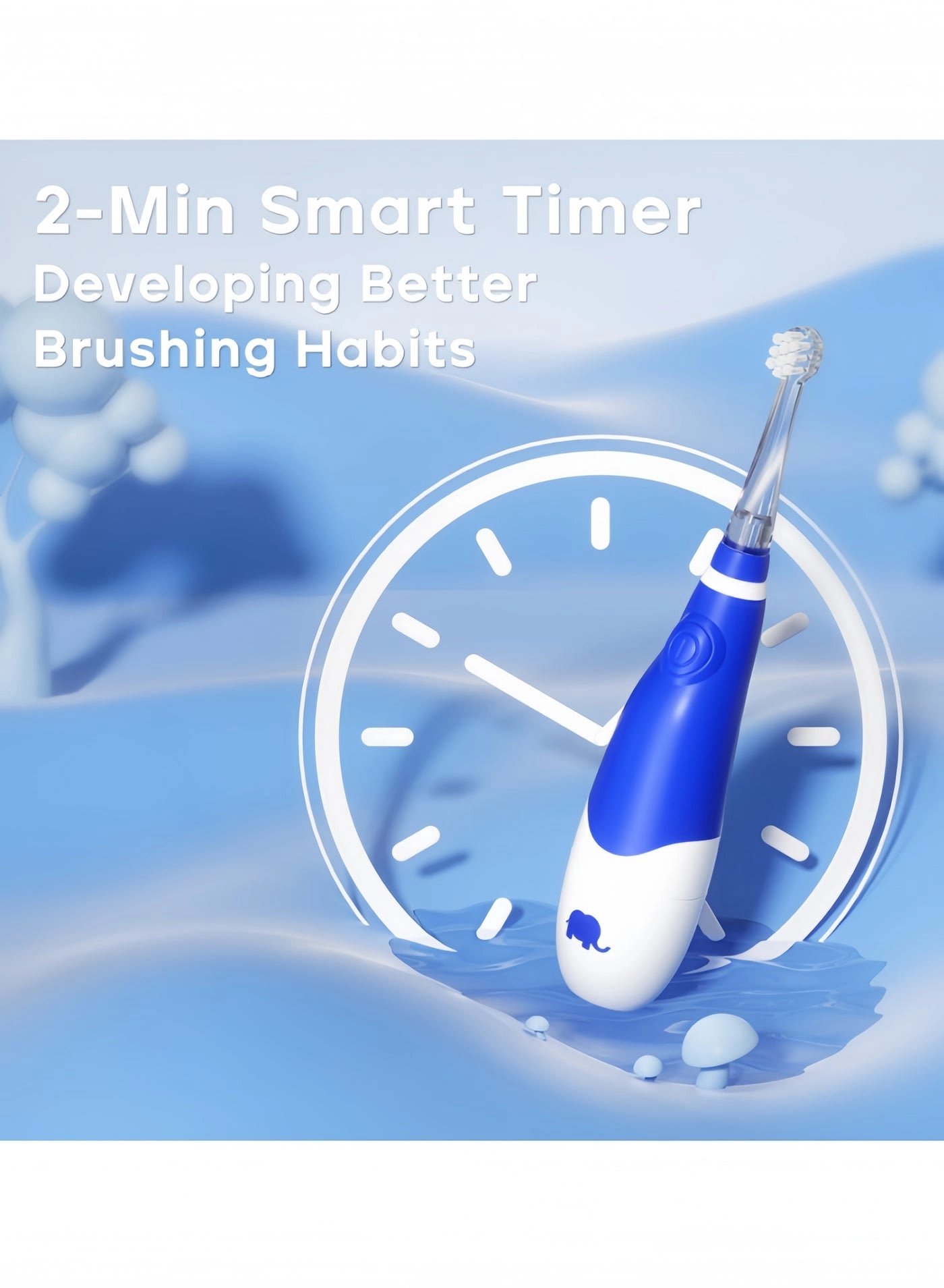 Electric Toothbrush - Sonic 1 to 5 Years IPX7 Waterproof