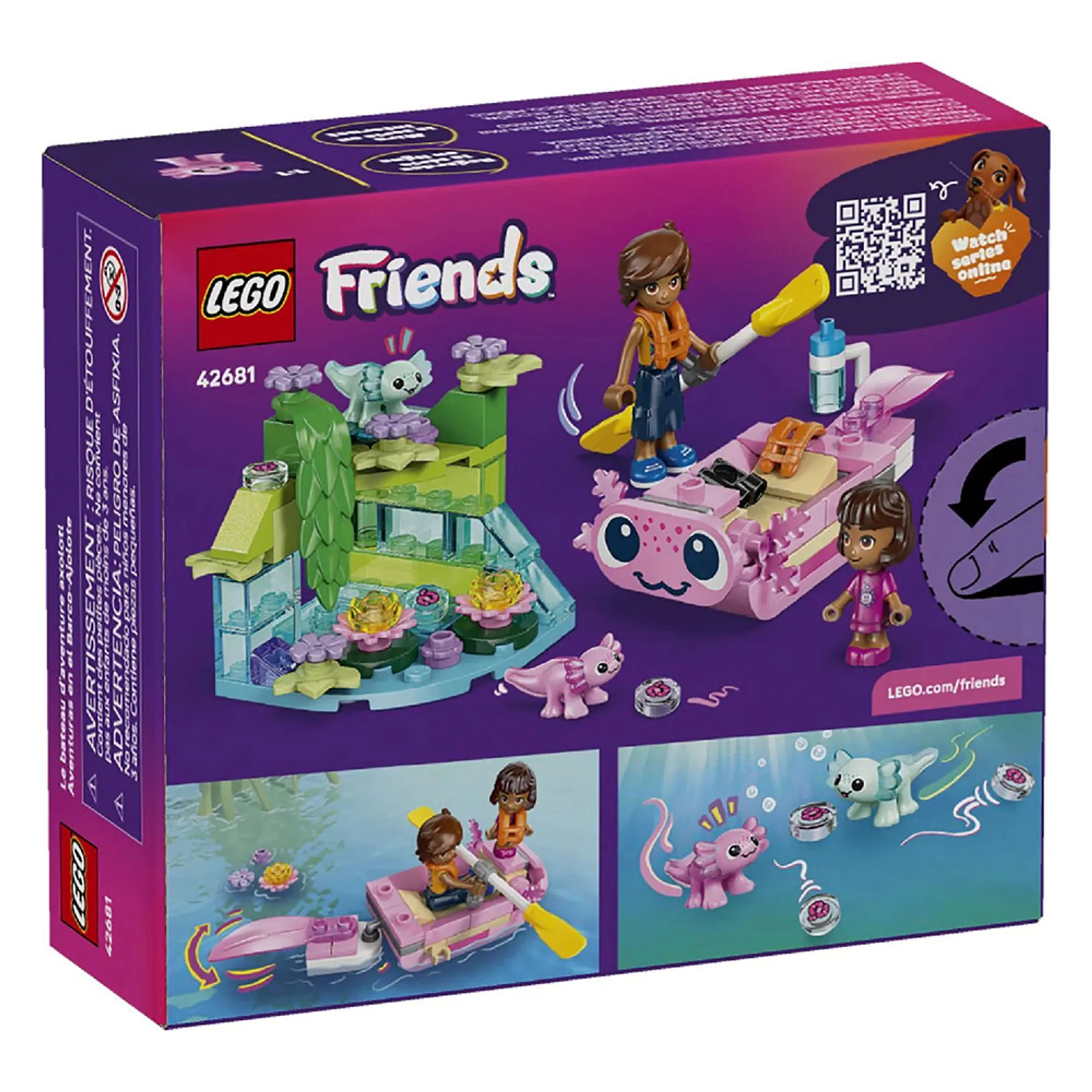 Friends Axolotl Adventure Boat (42681)