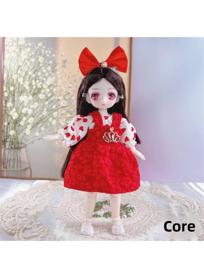 7 Point Bjd Doll - 23cm Plastic Starry Eyed