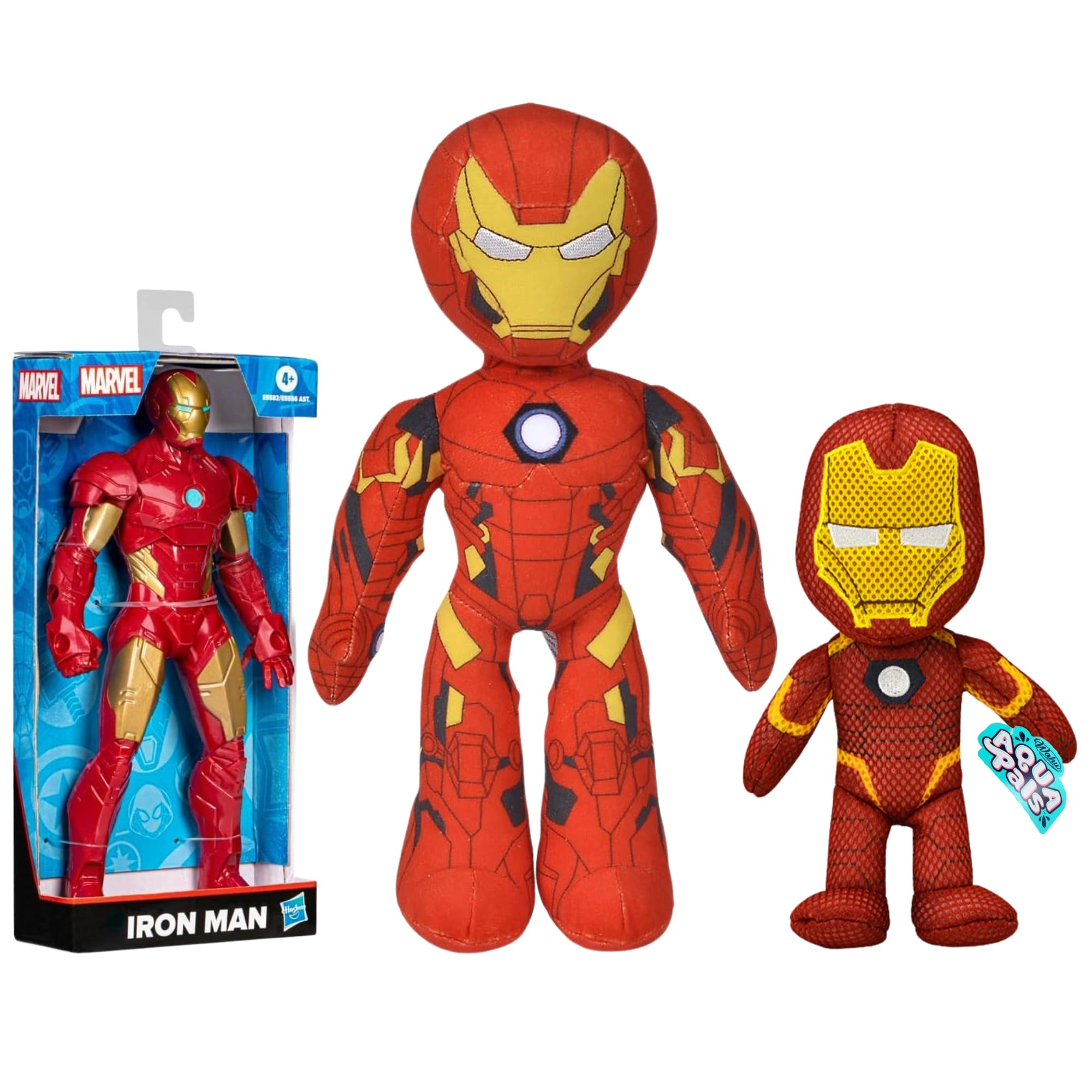 Hasbro Iron Man - 25cm + Aquapal - 20cm + Articulated Plush - 25cm