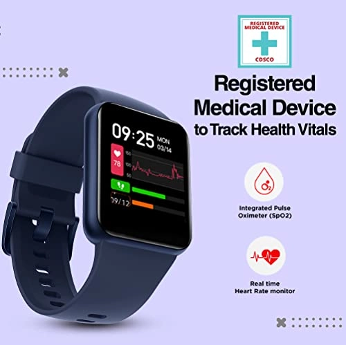 Vital Lite - 1.4" HD SpO2 Berry Blue