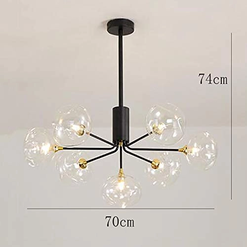 Deflated Shade Chandelier - 13 heads Golden