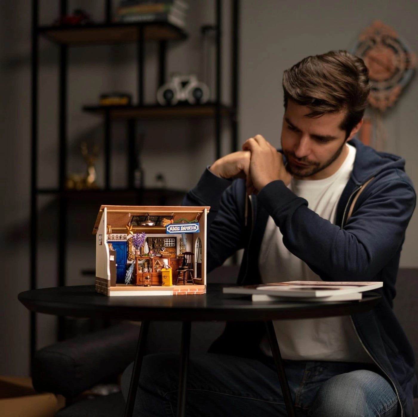 The Magic Study - DIY Miniature House Kit LED Lights