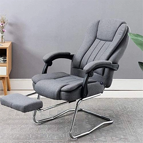 Reclining Chair - Fabric Cotton Black