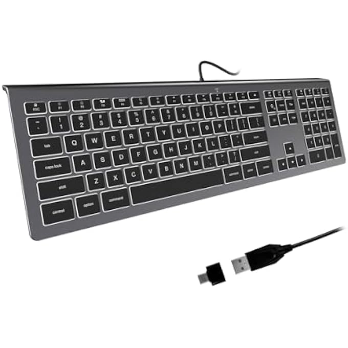rayihni Wired RGB Keyboard - Wired