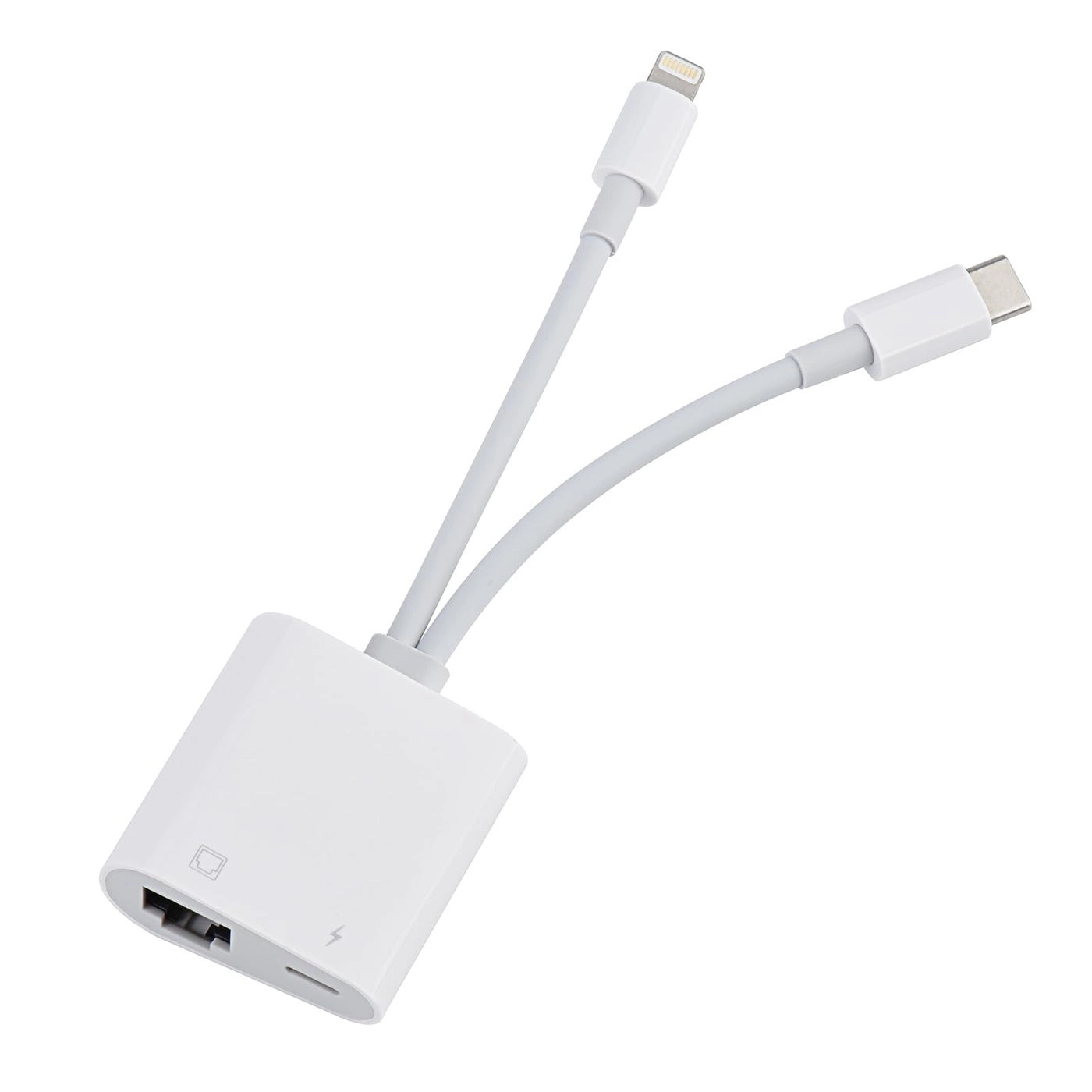 Giochem Lightning and USB C to Ethernet Adapter