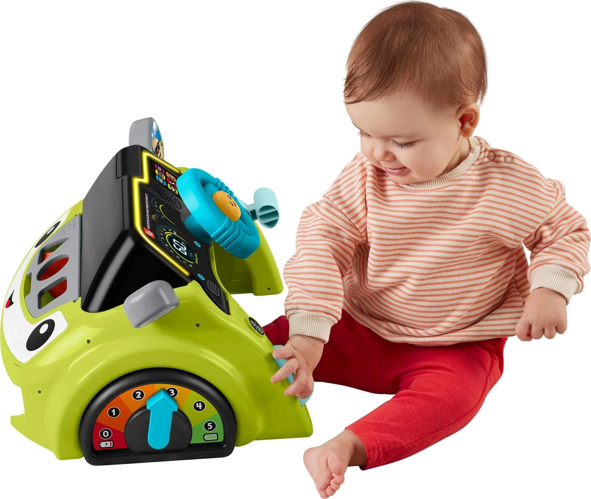 Fisher-Price Laugh & Learn Sit & Steer Driver Car Activity Center - 6 months+