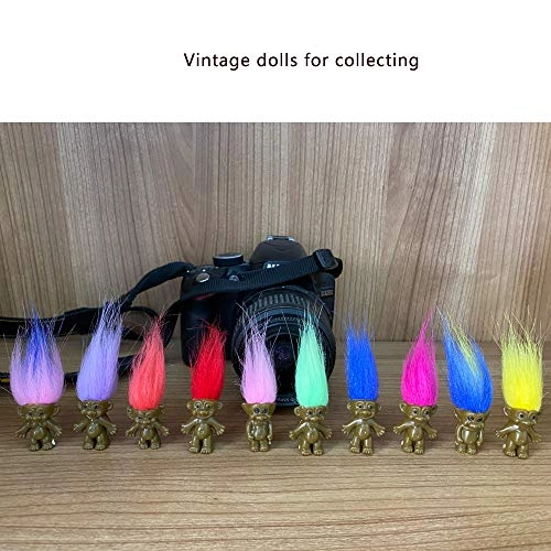 Troll Dolls - 10Pack Black PVC+Polyester Ages 3+