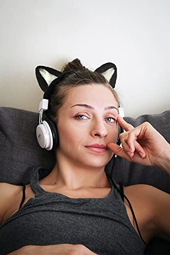 Cat Ears Headphone Attachment for Logitech G PRO HypreX Cloud/Cloud Flight - Adjustable