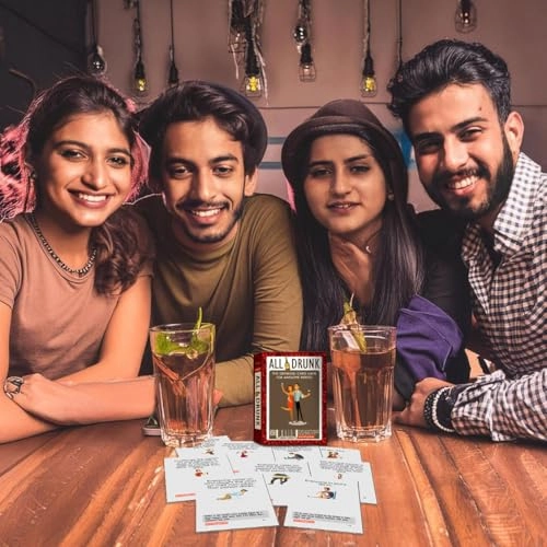 All Drunk Party Drinking Game - Adult 100 cards