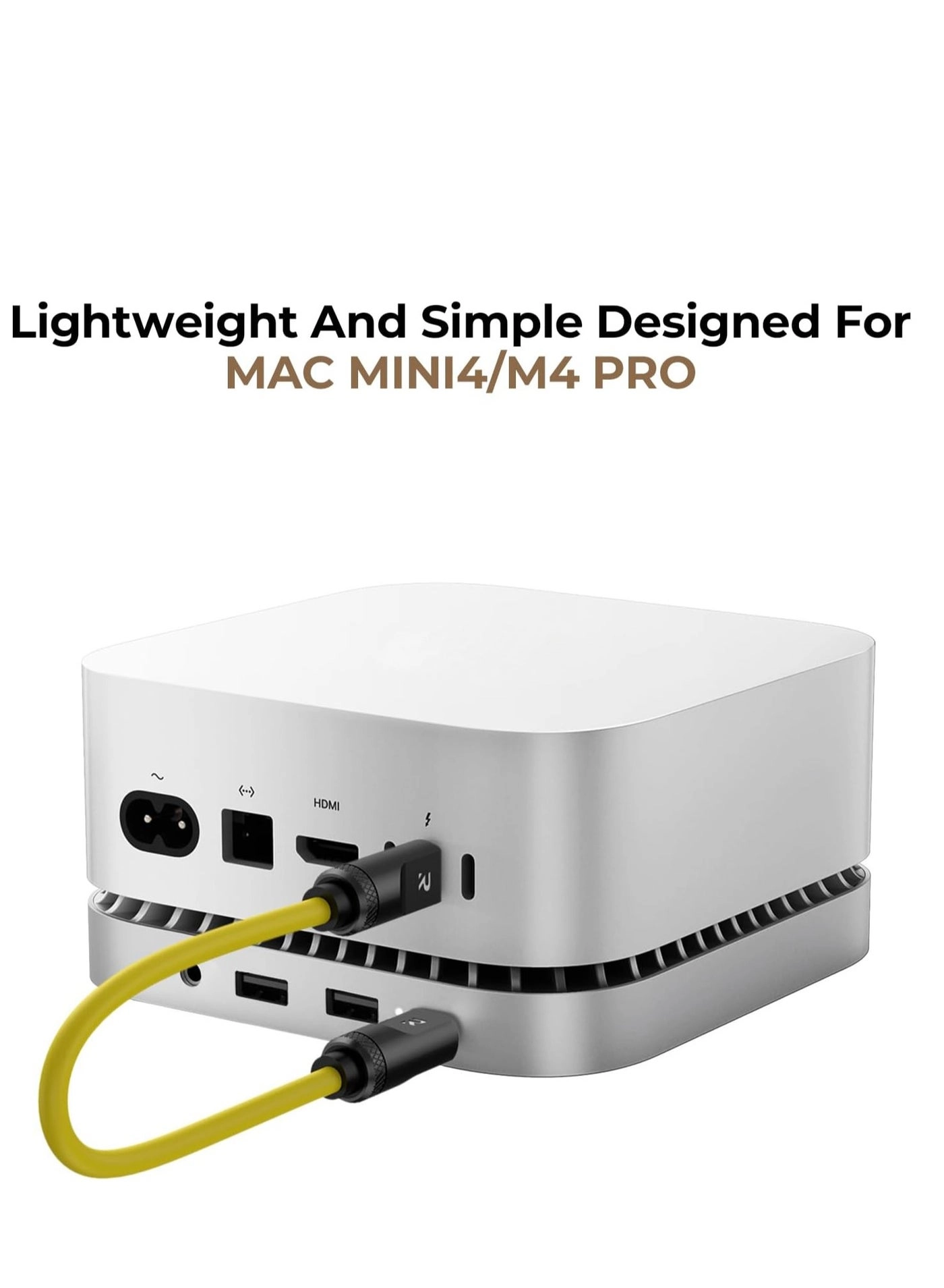 Mac Mini M4 Dock - M.2 NVMe/SATA 4K60Hz 10G USB