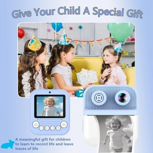 Kids Digital Camera With Instant Print - 48MP 1080P