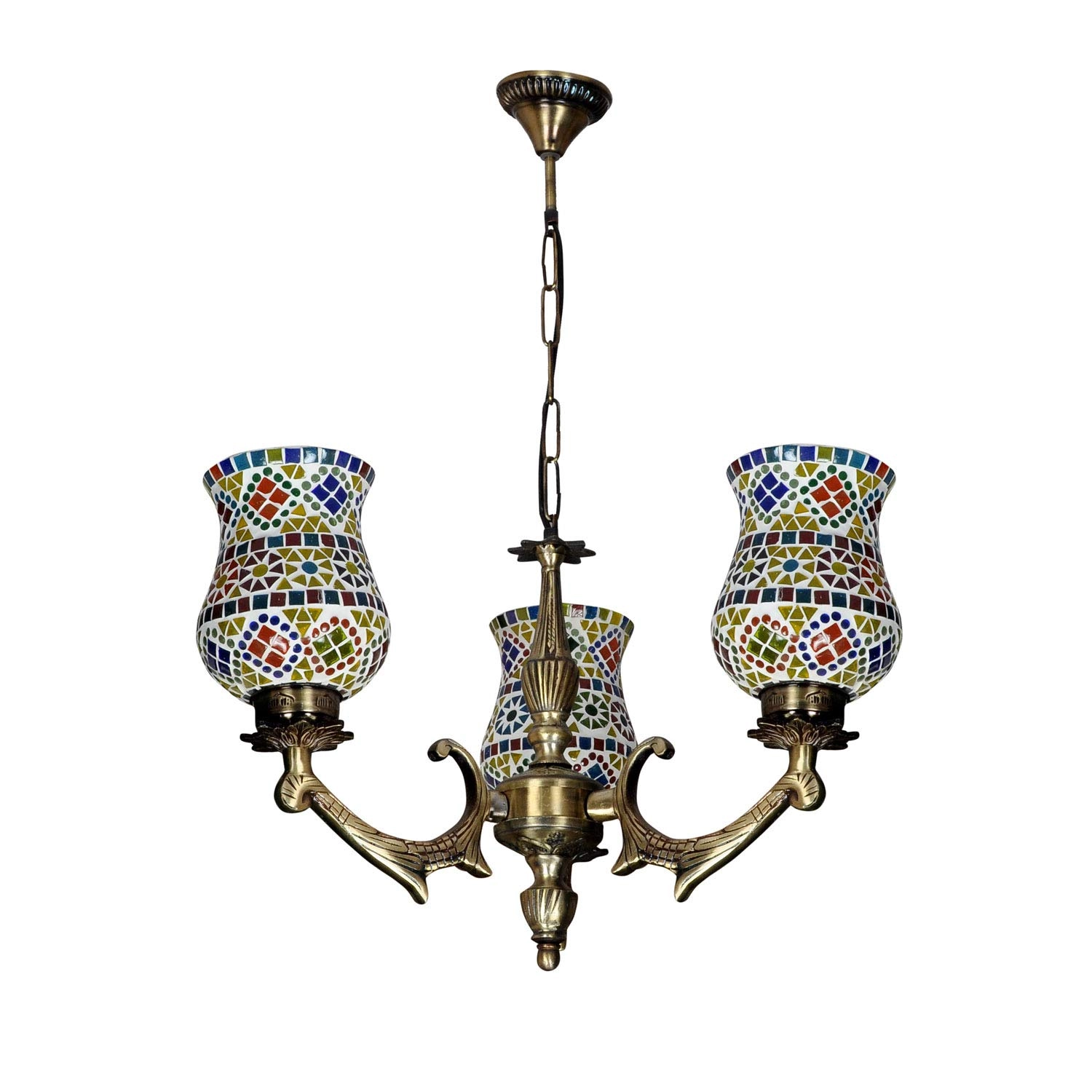 Vintage Style 3 Light Chandelier